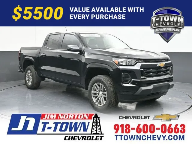 Black 2025 Chevrolet Colorado LT for sale in Tulsa, OK