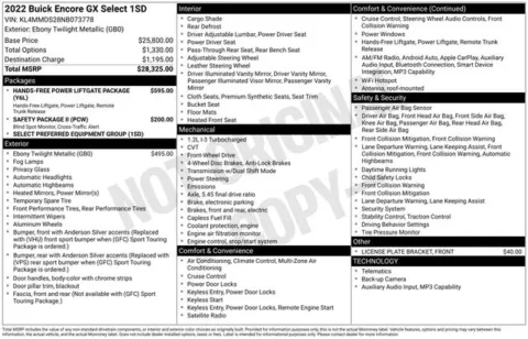 Black 2022 Buick Encore GX Select for sale in Tulsa, OK