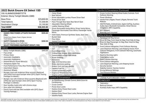 Another view of 2022 Buick Encore GX Select for sale in Tulsa, OK at Jim Norton T-Town Chevrolet