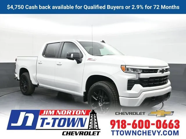 White 2026 Chevrolet Silverado 1500 RST for sale in Tulsa, OK