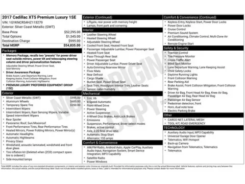 Another view of 2017 Cadillac XT5 Premium Luxury for sale in Tulsa, OK at Jim Norton T-Town Chevrolet