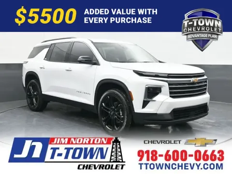 White 2026 Chevrolet Traverse LT for sale in Tulsa, OK