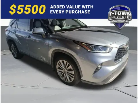 Green 2021 Toyota Highlander Platinum for sale in Tulsa, OK