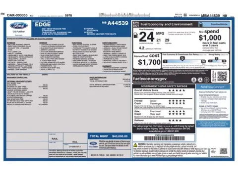 Another view of 2021 Ford Edge Titanium for sale in Tulsa, OK at Jim Norton T-Town Chevrolet