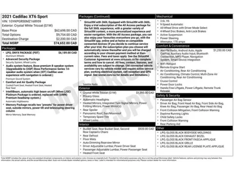 Another view of 2021 Cadillac XT6 Sport for sale in Tulsa, OK at Jim Norton T-Town Chevrolet