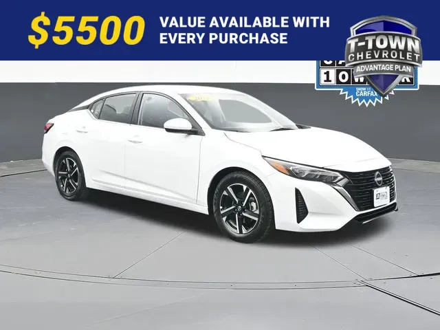 White 2025 Nissan Sentra SV for sale in Tulsa, OK