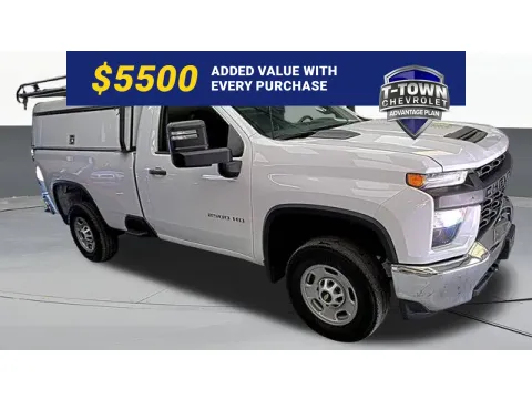 White 2022 Chevrolet Silverado 2500HD Work Truck for sale in Tulsa, OK