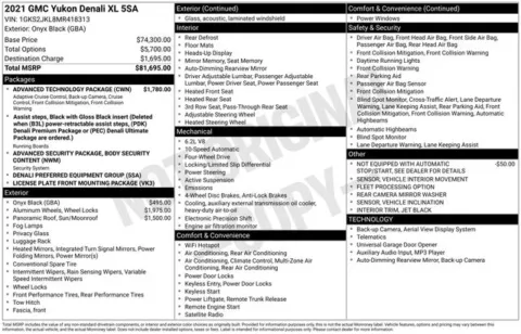 Photos of 2021 GMC Yukon XL Denali for sale in Tulsa, OK at Jim Norton T-Town Chevrolet