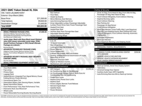 Another view of 2021 GMC Yukon XL Denali for sale in Tulsa, OK at Jim Norton T-Town Chevrolet