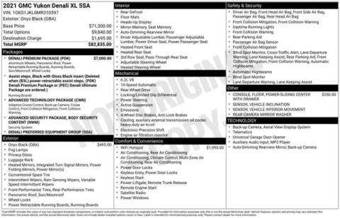 Another view of 2021 GMC Yukon XL Denali for sale in Tulsa, OK at Jim Norton T-Town Chevrolet