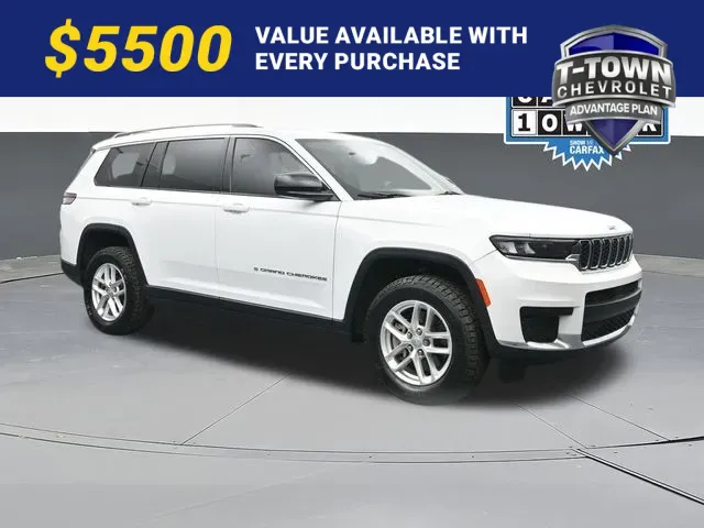 White 2022 Jeep Grand Cherokee L Laredo for sale in Tulsa, OK