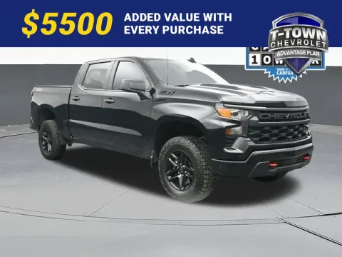 Black 2023 Chevrolet Silverado 1500 Custom Trail Boss for sale in Tulsa, OK