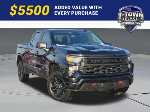 Black 2023 Chevrolet Silverado 1500 Custom Trail Boss for sale in Tulsa, OK