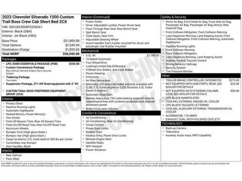 Another view of 2023 Chevrolet Silverado 1500 Custom Trail Boss for sale in Tulsa, OK at Jim Norton T-Town Chevrolet