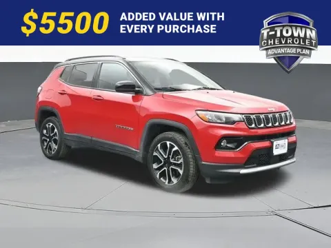 Red 2023 Jeep Compass Limited for sale in Tulsa, OK