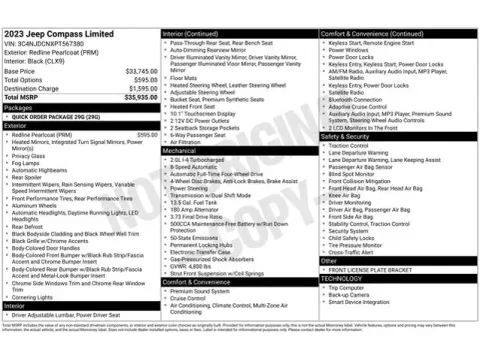 Another view of 2023 Jeep Compass Limited for sale in Tulsa, OK at Jim Norton T-Town Chevrolet