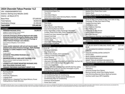 Another view of 2024 Chevrolet Tahoe Premier for sale in Tulsa, OK at Jim Norton T-Town Chevrolet