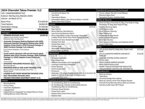 Another view of 2024 Chevrolet Tahoe Premier for sale in Tulsa, OK at Jim Norton T-Town Chevrolet