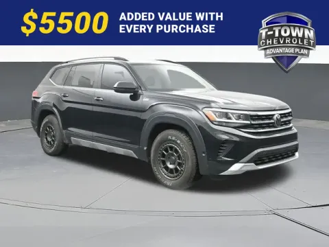 Black 2022 Volkswagen Atlas 2.0T SE for sale in Tulsa, OK