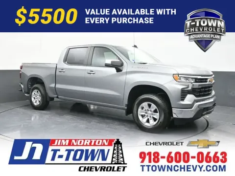 Gray 2025 Chevrolet Silverado 1500 LT for sale in Tulsa, OK