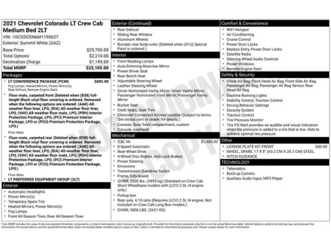 Another view of 2021 Chevrolet Colorado LT for sale in Tulsa, OK at Jim Norton T-Town Chevrolet