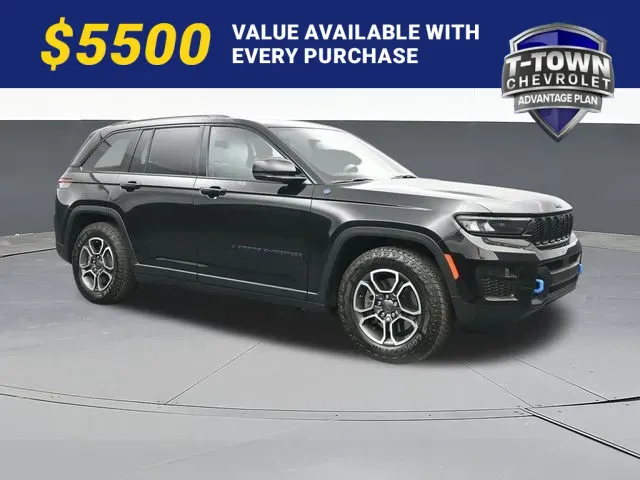 Black 2022 Jeep Grand Cherokee Trailhawk 4xe for sale in Tulsa, OK