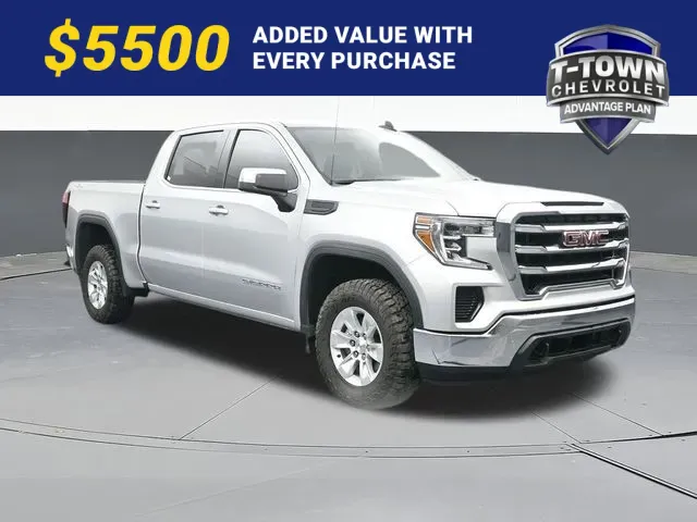 Silver 2021 GMC Sierra 1500 SLE for sale in Tulsa, OK