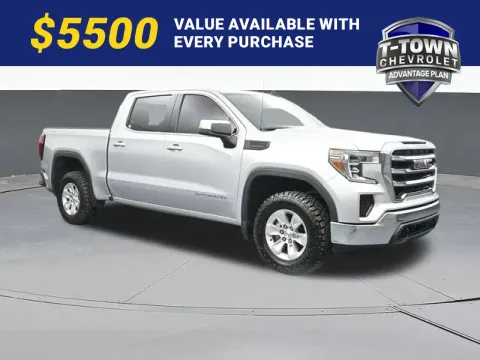 Silver 2021 GMC Sierra 1500 SLE for sale in Tulsa, OK