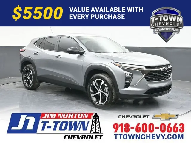 Gray 2026 Chevrolet Trax 1RS for sale in Tulsa, OK