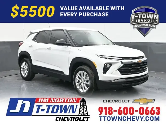 White 2026 Chevrolet TrailBlazer LS for sale in Tulsa, OK