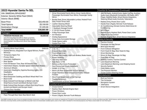 Another view of 2023 Hyundai Santa Fe SEL for sale in Tulsa, OK at Jim Norton T-Town Chevrolet