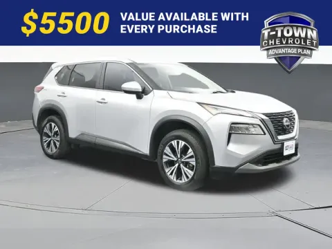 Silver 2023 Nissan Rogue SV for sale in Tulsa, OK