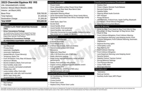 Another view of 2023 Chevrolet Equinox RS for sale in Tulsa, OK at Jim Norton T-Town Chevrolet