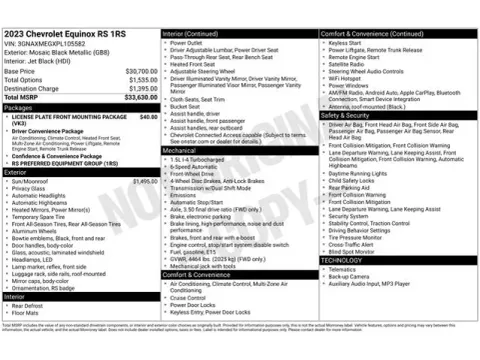 Another view of 2023 Chevrolet Equinox RS for sale in Tulsa, OK at Jim Norton T-Town Chevrolet