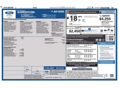 Another view of 2023 Ford Expedition XLT for sale in Tulsa, OK at Jim Norton T-Town Chevrolet