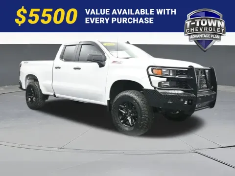 White 2020 Chevrolet Silverado 1500 Custom Trail Boss for sale in Tulsa, OK