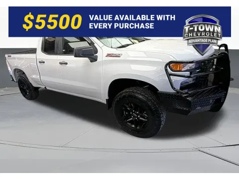 White 2020 Chevrolet Silverado 1500 Custom Trail Boss for sale in Tulsa, OK