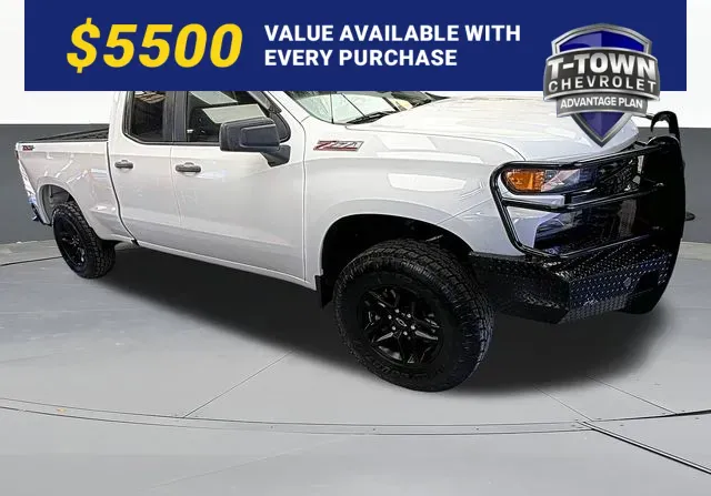 White 2020 Chevrolet Silverado 1500 Custom Trail Boss for sale in Tulsa, OK