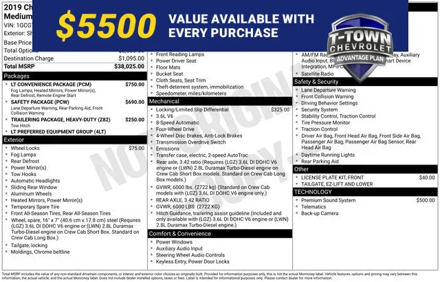 Gray 2019 Chevrolet Colorado LT for sale in Tulsa, OK