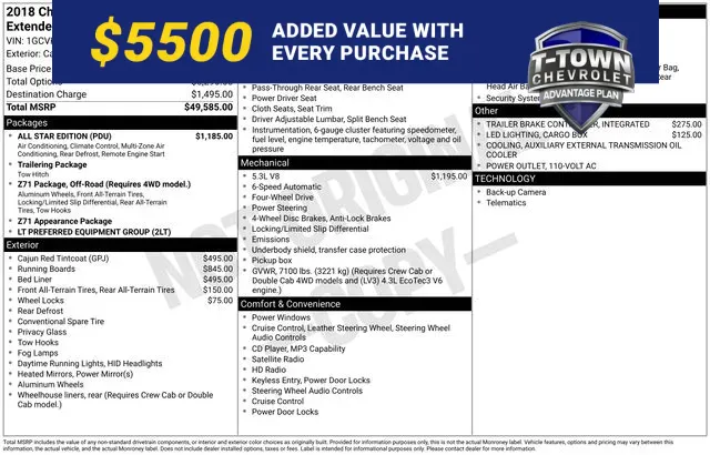 Red 2018 Chevrolet Silverado 1500 LT for sale in Tulsa, OK