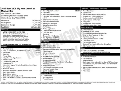 Another view of 2024 Ram 2500 Big Horn for sale in Tulsa, OK at Jim Norton T-Town Chevrolet