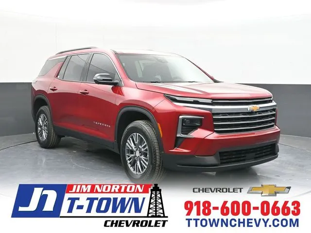 Red 2026 Chevrolet Traverse LT for sale in Tulsa, OK