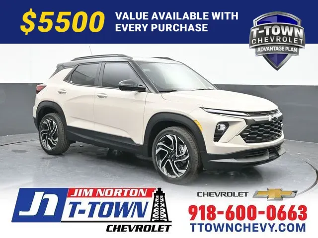 White 2026 Chevrolet TrailBlazer RS for sale in Tulsa, OK