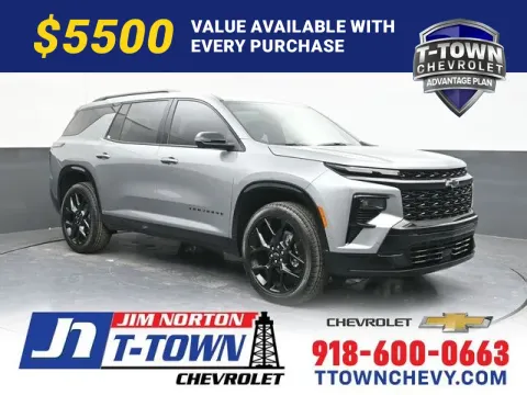 Gray 2026 Chevrolet Traverse RS for sale in Tulsa, OK