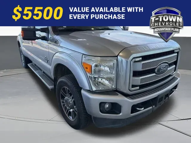 Silver 2015 Ford F-250SD Platinum for sale in Tulsa, OK