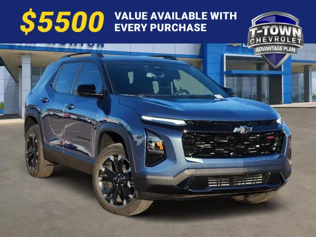 Blue 2026 Chevrolet Equinox RS for sale in Tulsa, OK