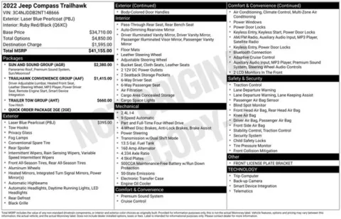 Another view of 2022 Jeep Compass Trailhawk for sale in Tulsa, OK at Jim Norton T-Town Chevrolet