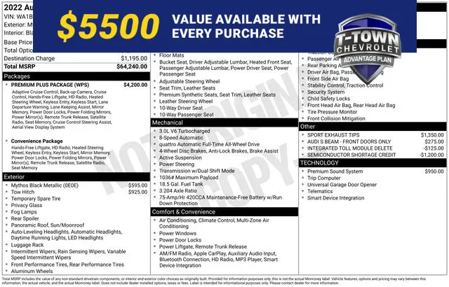 Black 2022 Audi SQ5 Premium Plus for sale in Tulsa, OK