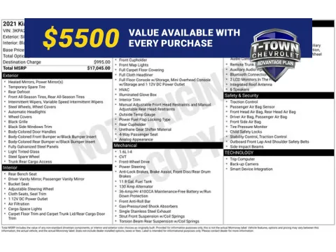 Silver 2021 Kia Rio LX for sale in Tulsa, OK