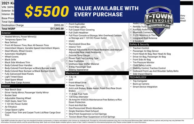 Silver 2021 Kia Rio LX for sale in Tulsa, OK